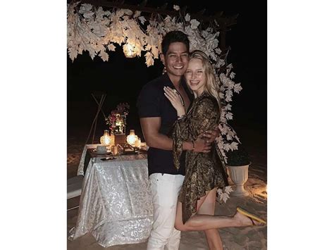 10 sweet photos of Daniel Matsunaga and Polish girlfriend .
